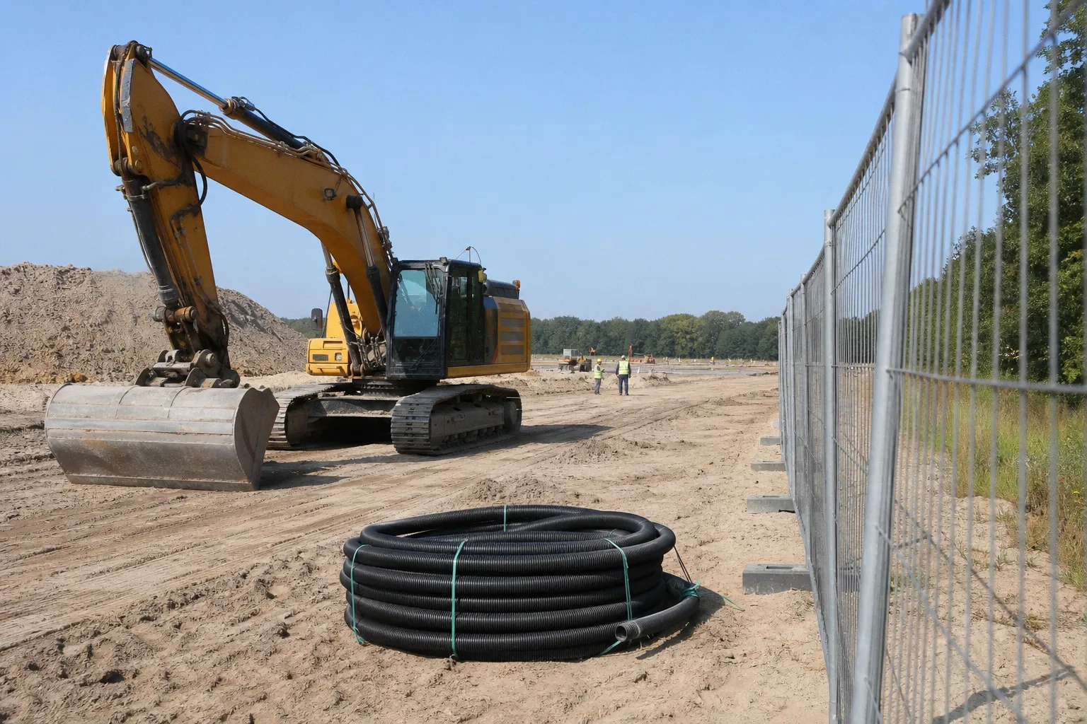 Baufortschritt in Brinkum: Geotechnische Herausforderungen beim FTZ-Neubau
