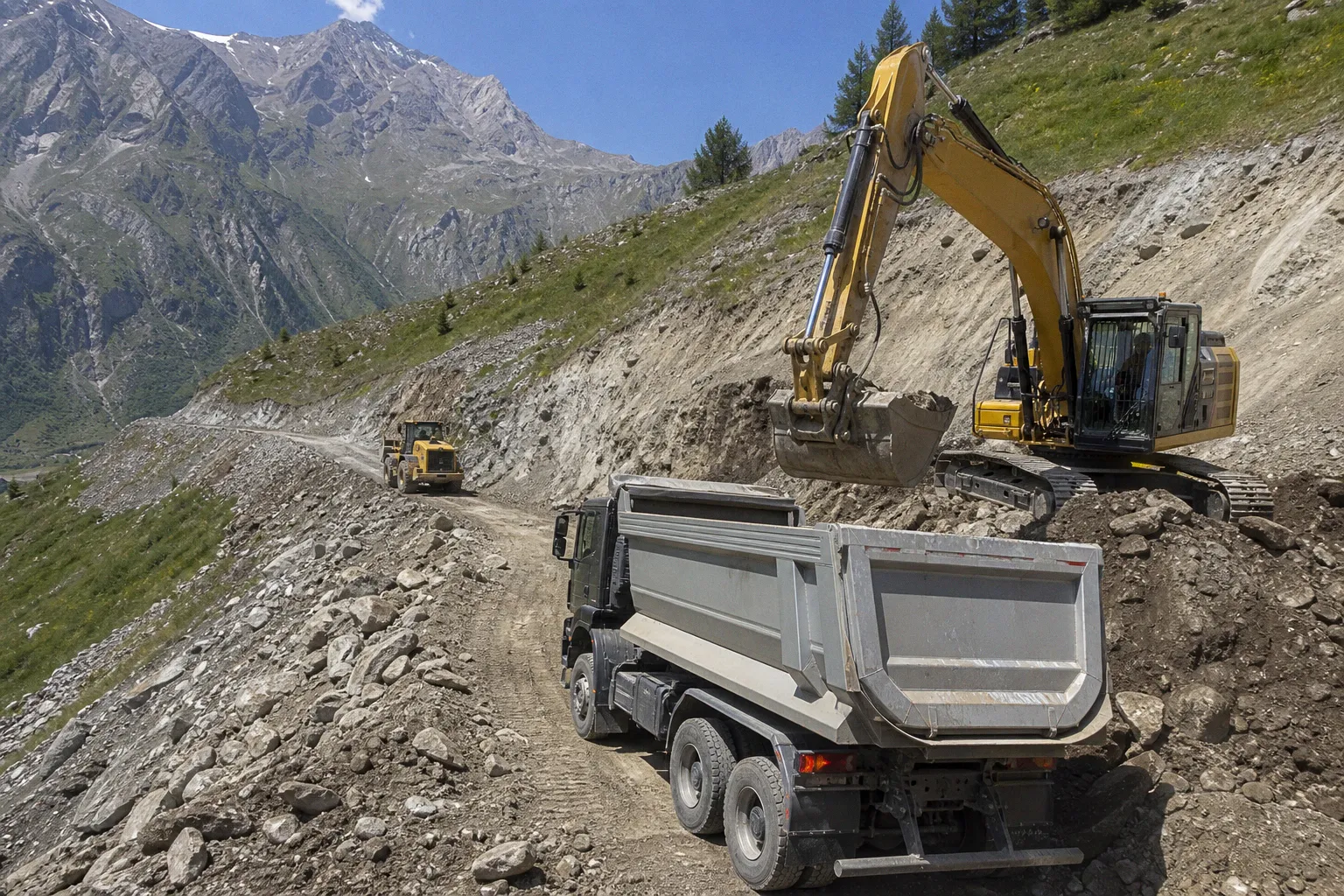 Eine Milliarde Euro für Südtirols Infrastruktur: Herausforderungen im alpinen Erdbau