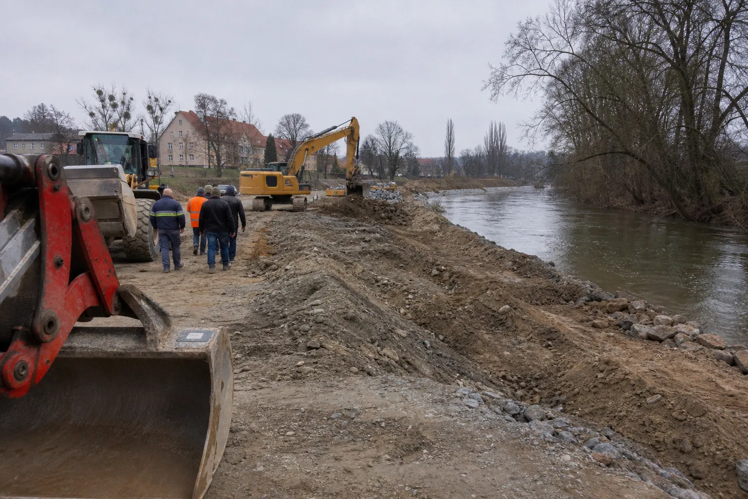 Hochwasserschutz in Caaschwitz: 34-Millionen-Euro-Projekt an der Weißen Elster