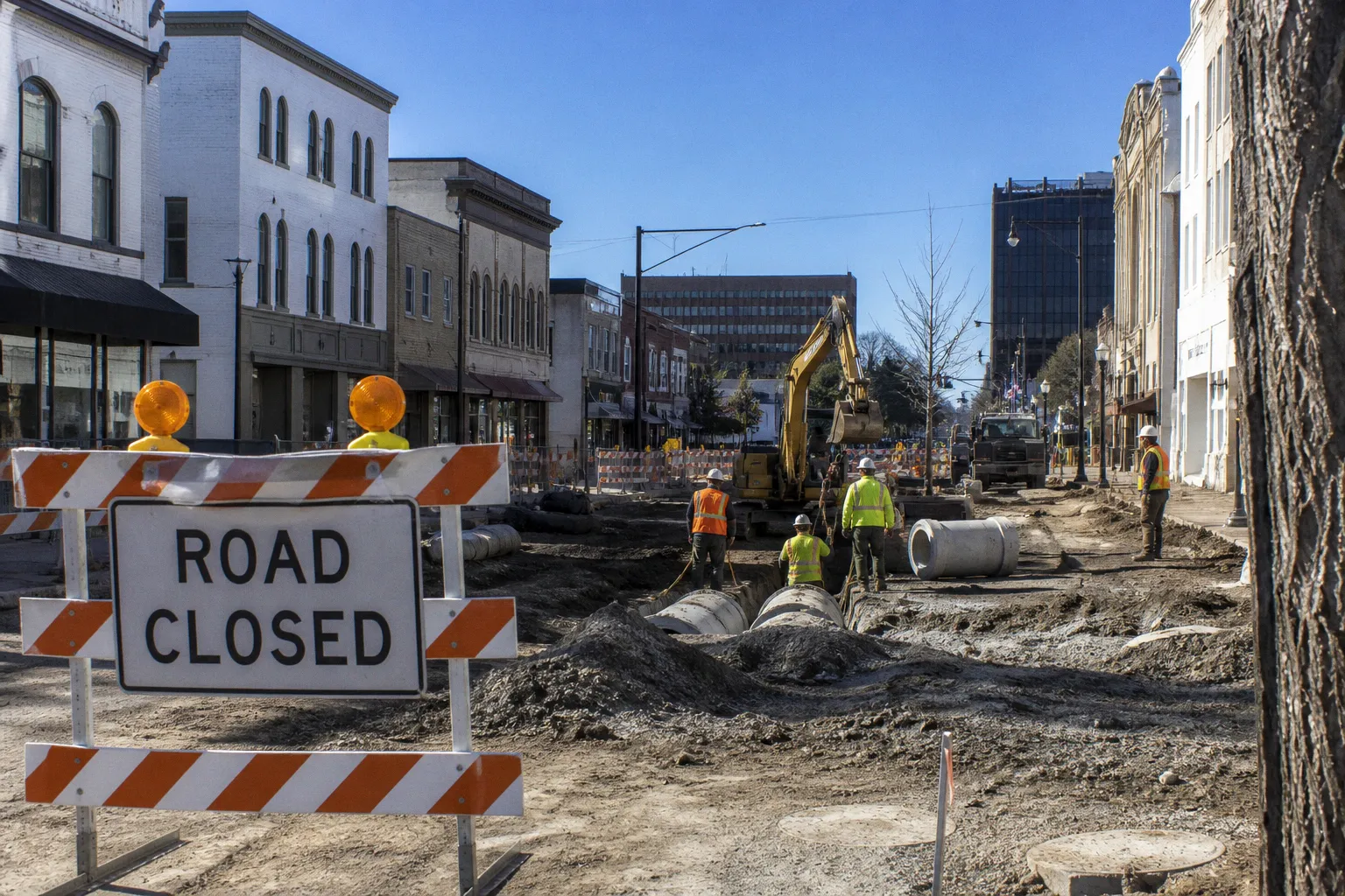 Infrastruktur-Update in Tyler: Straßenbau und neue Entwässerungsgebühren