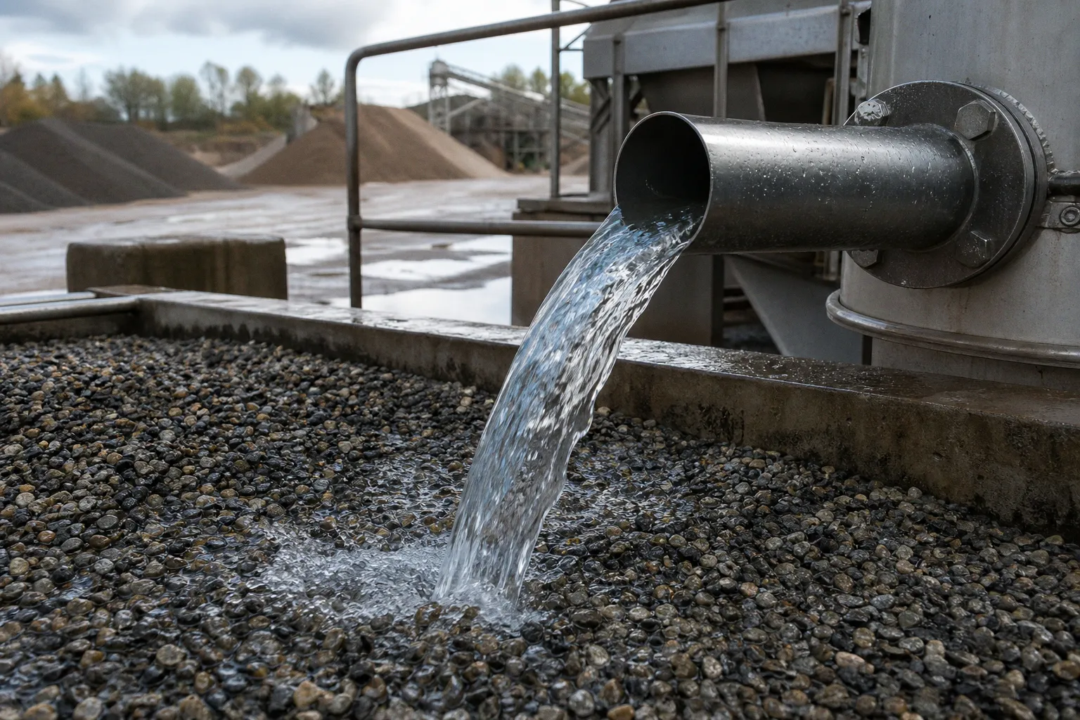 Kieswaschwasser-Reinigung: Anleitung für den Kreislauf