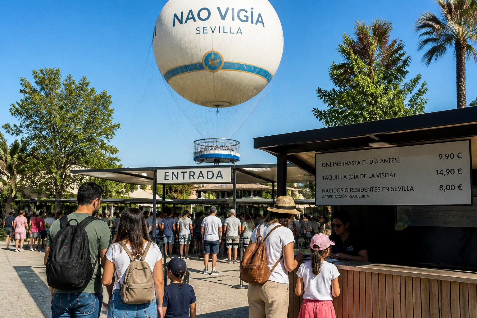 Nao Vigía El Globo de Sevilla Eintritt einfach erklärt