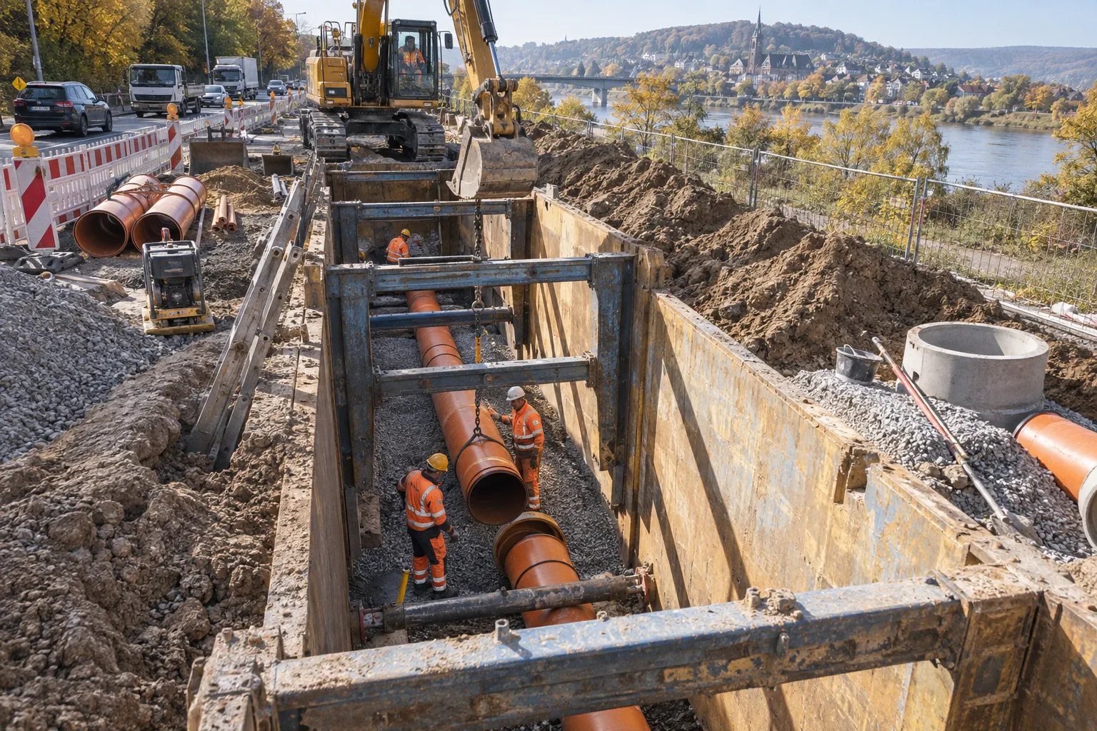 Neubau des ABRFA-Parkhauses in Montgomery: Verkehrsbehinderungen bis 2027